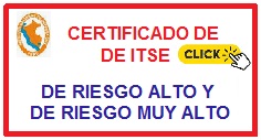 Certificado de ITSE de Riesgo Alto y de Riesgo Muy Alto